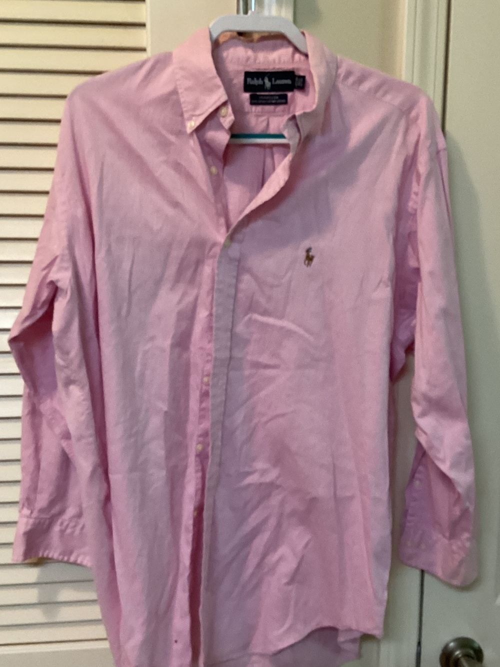 Ralph Lauren Light Pink Classic Button-Down Shirt